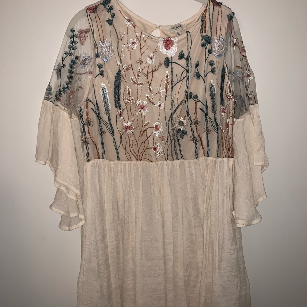 Umbee Floral Embroidery Dress